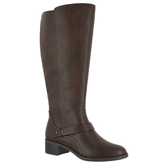Easy Street Brown Over the Knee Boots Classic Equestrian - Picture 1 of 4